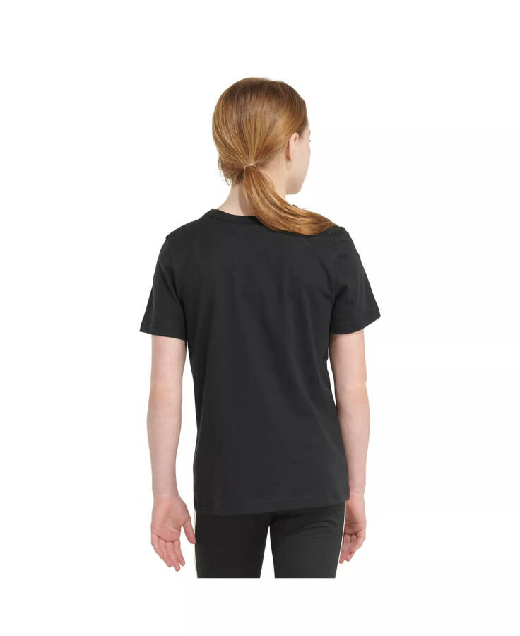 Black short sleeve regular fit tee. - 4