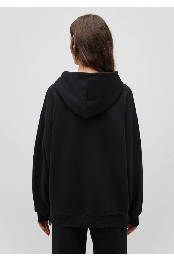 Black Sweatshirt with Logo Print 1s10149-900 - 22