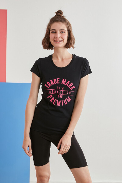 Black T-shirt for Women - 6