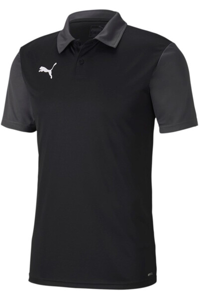 Black Teamgoal 23 Sideline Polo collar T-shirt with Dry-cell technology. - 2