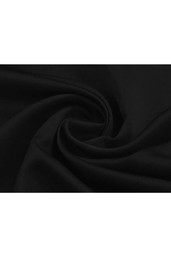 Black Thermal 100% Light Blocking Blackout Dimout Curtain (W X H) - 3