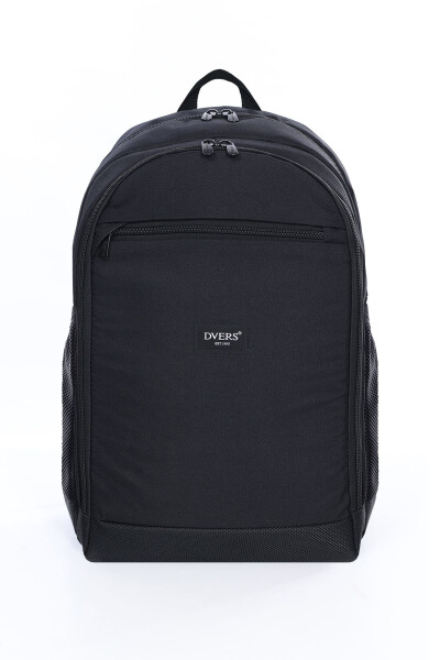 Black Waterproof 3 Compartment Daily Backpack - 2