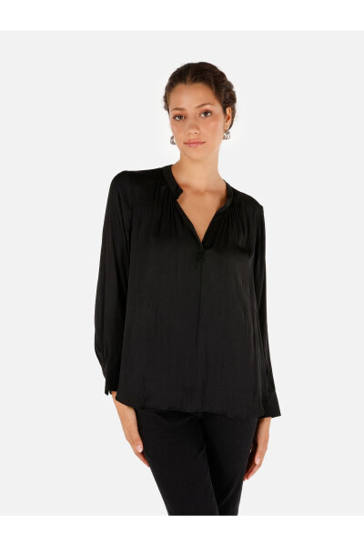 Black women's blouse - 1