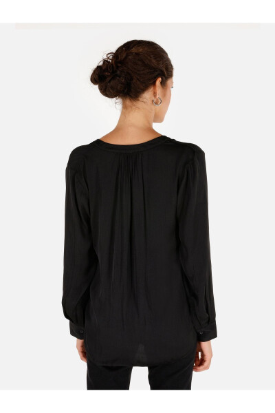 Black women's blouse - 2