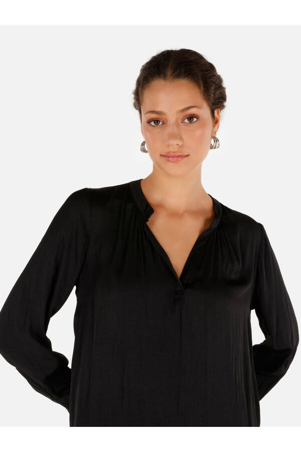 Black women's blouse - 4