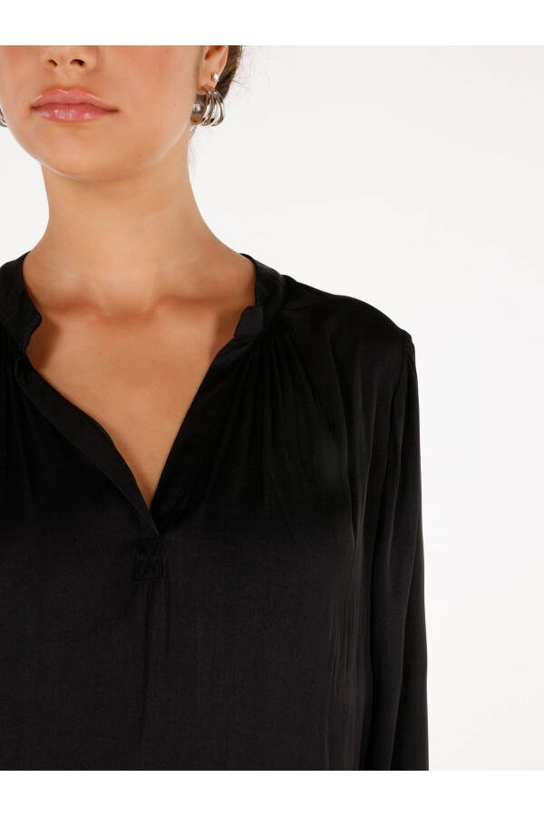 Black women's blouse - 5