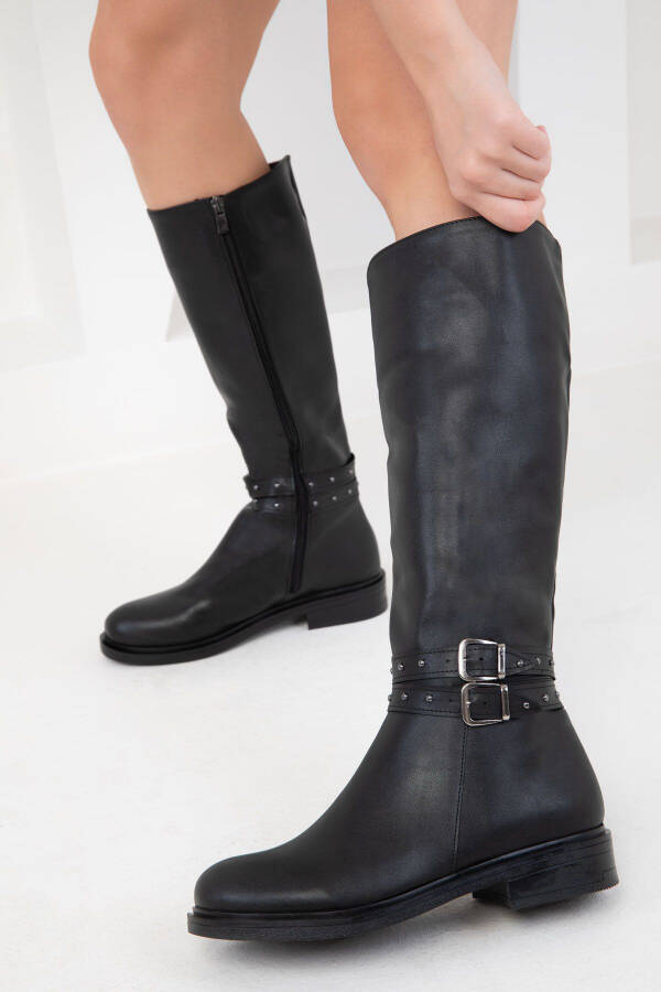 Black Women's Boots - 1