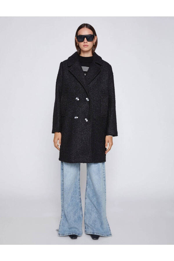 Black women's coat - 3