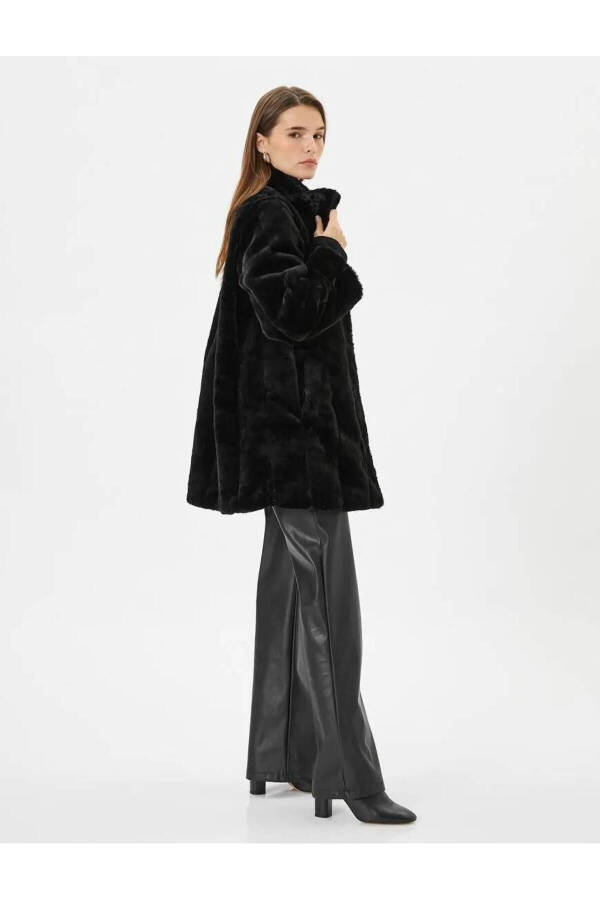 Black women's coat - 2