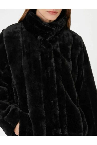 Black women's coat - 5