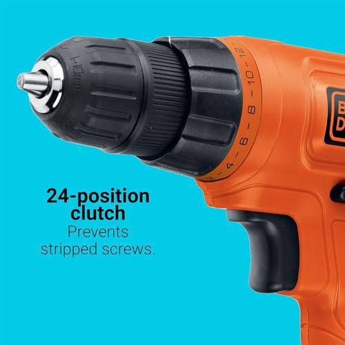 BLACK+DECKER 20V MAX POWERCONNECT Cordless Drill/Driver + 30 Piece Bits and Drivers Kit (LD120VA) - 20