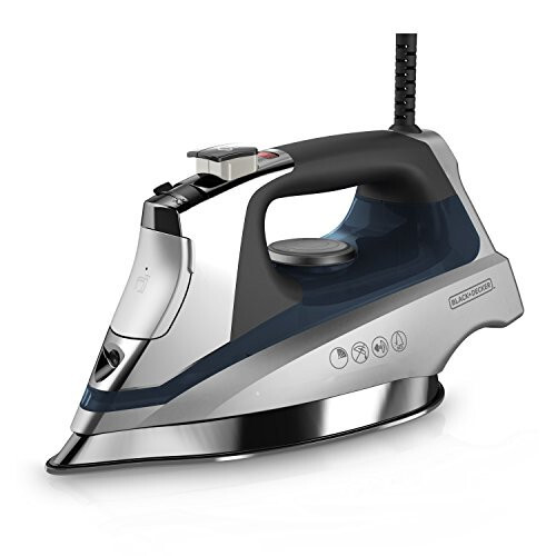 BLACK+DECKER Allure Professional Steam Iron, D3030, 30% ko'proq bug', aniq uchi, zanglamaydigan po'lat taglik, vertikal bug' funksiyasi - 1