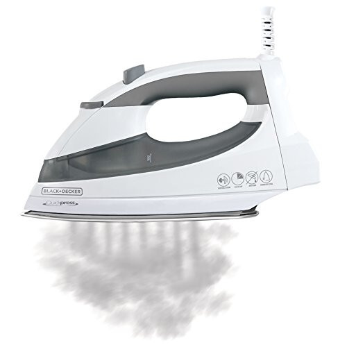 BLACK+DECKER Black & Decker F976 Quickpress Iron with Smart Steam Technology, White/Silver - 3