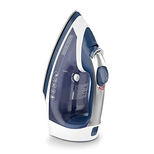 BLACK+DECKER Xpress Steam™ Cord Reel Iron with Nonstick Soleplate, Blue, ICR16X - 2