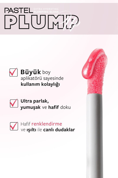 Блеск для губ Plump Up Extra Hydrating 206 Chic для придания объема - 12