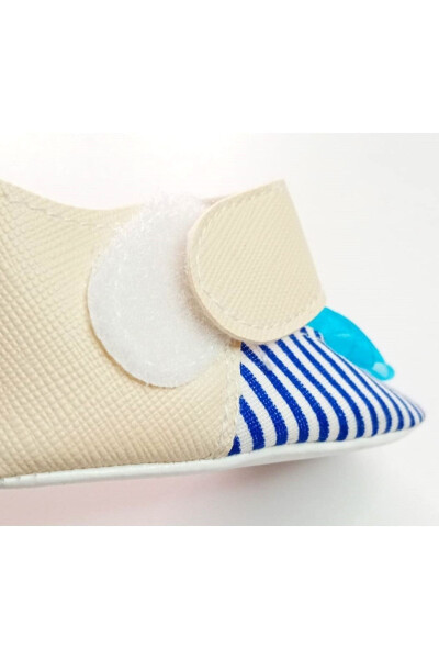 Blue Bow Baby Girl Shoes - 3