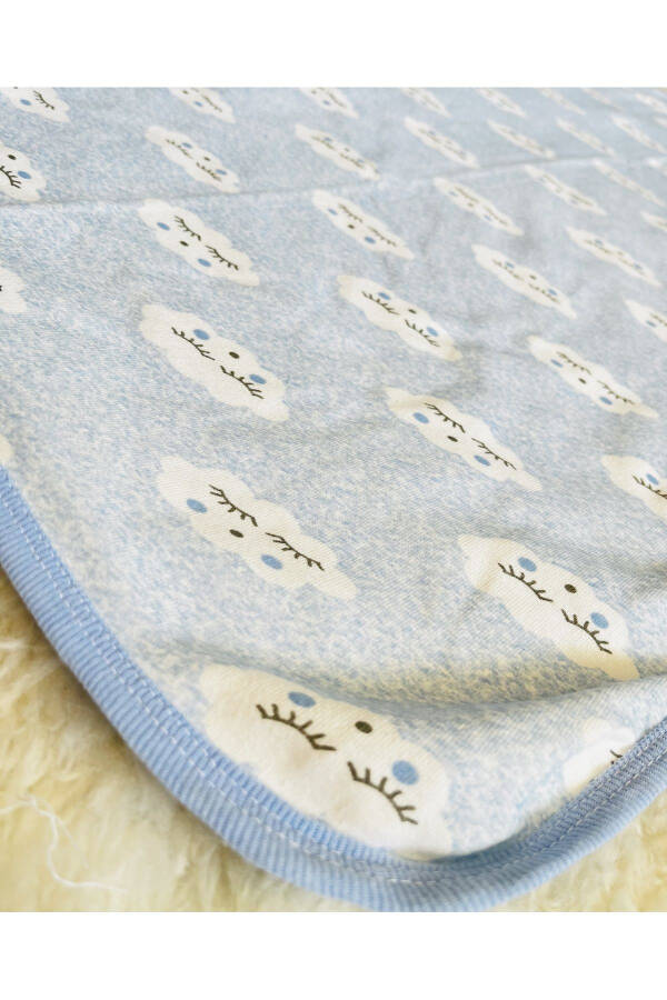 Blue Cloud Double Layer Swaddle Blanket for Baby Boys - 2