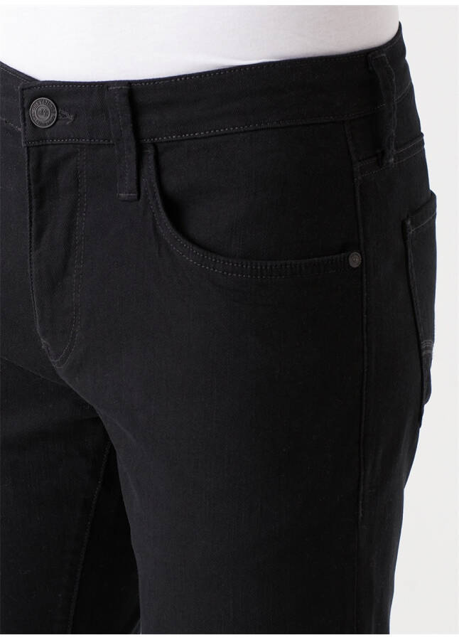 Blue Low Rise Slim Fit Men's Denim Jeans 0042216291 Jake Black Berlin Denim - 9