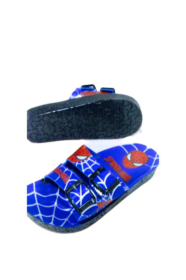 Blue Spiderman Slippers for Boys - 48