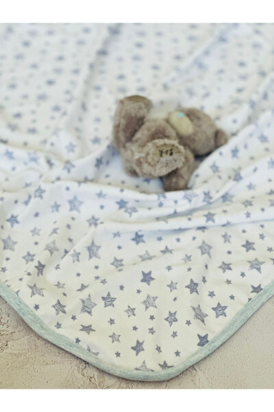 Blue Star Cotton Swaddle - 2