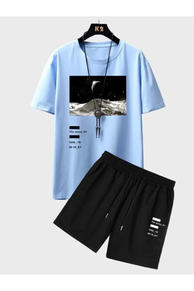 Blue The Moon Printed Set - 1