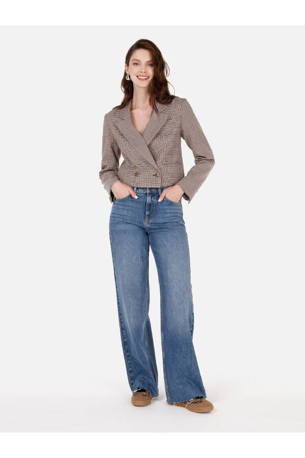 Blue women's pants - 1