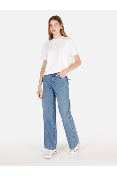 Blue women's pants - 3