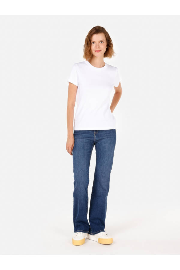 Blue women's pants - 1