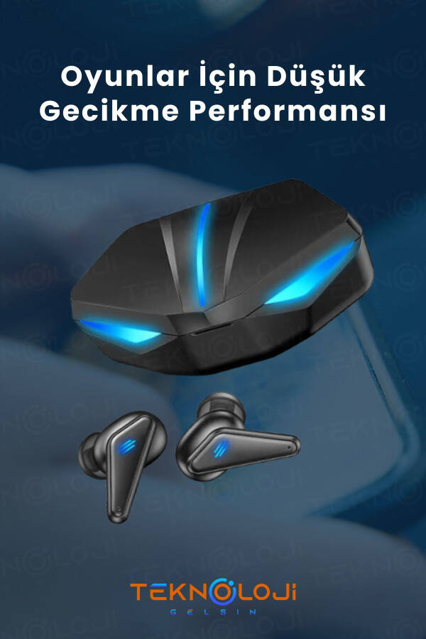 Bluetooth Wireless Gaming In-Ear Headphones with Microphone - 7