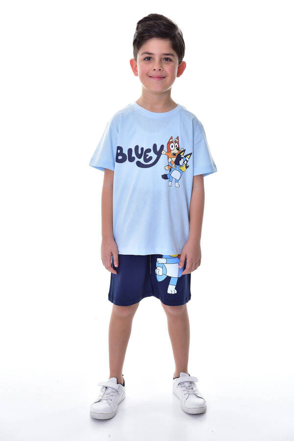 Bluey Printed 2-Piece Shorts - T-Shirt Kids Set - 2