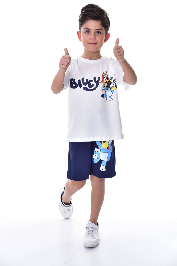 Bluey Printed 2-Piece Shorts - T-Shirt Kids Set - 1