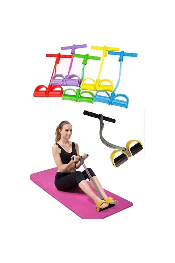 Body Trimmer Body Shaping Exercise Abdominal Hand Foot Biceps Resistance Band - 1