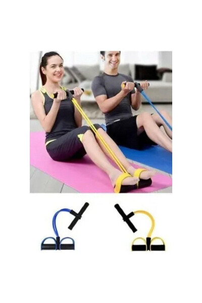 Body Trimmer Body Shaping Exercise Abdominal Hand Foot Biceps Resistance Band - 2