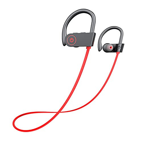 Boean Bluetooth Headphones Wireless Earbuds Bluetooth 5.3 Running Headphones IPX7 Waterproof Earphones with 16 Hrs Playtime Stereo Sound Isolation Headsets for Workout Gym - 1