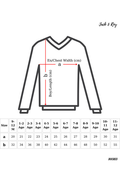 Boğazlı Yaka Uzun Kollu Kız Çocuk Sweatshirt - 5