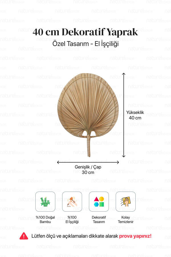 Bohemian Palm Leaf, Japanese Fan 30x40 Cm, Wall Decor, Wall Ornament, Scandinavian, Modern - 20