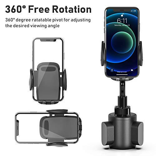 Bokilino Cup Car Phone Holder for Car, Car Cup Holder Phone Mount, Universal Adjustable Gooseneck Cup Holder Cradle Car Mount for Cell Phone iPhone,Samsung,Huawei,LG, Sony, Nokia - 2