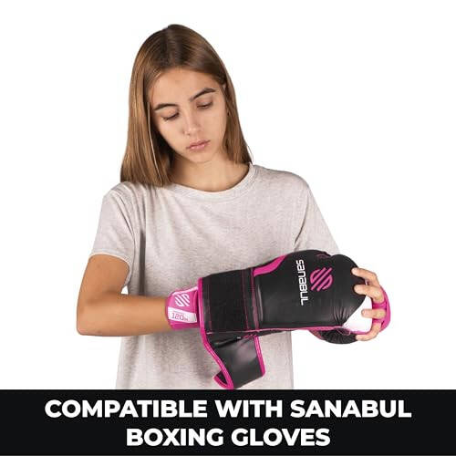 Боксерские бинты Sanabul Elastic 120 дюймов | Кикбоксинг бинты для боксерских перчаток для мужчин, женщин и детей | Тайский бокс MMA бинты - 4