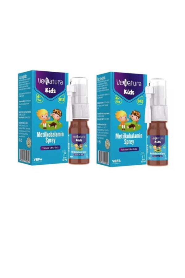 Bolalar uchun B12 Metilkobalamin 5 ml 60 Puf Sprey 2 ta - 1