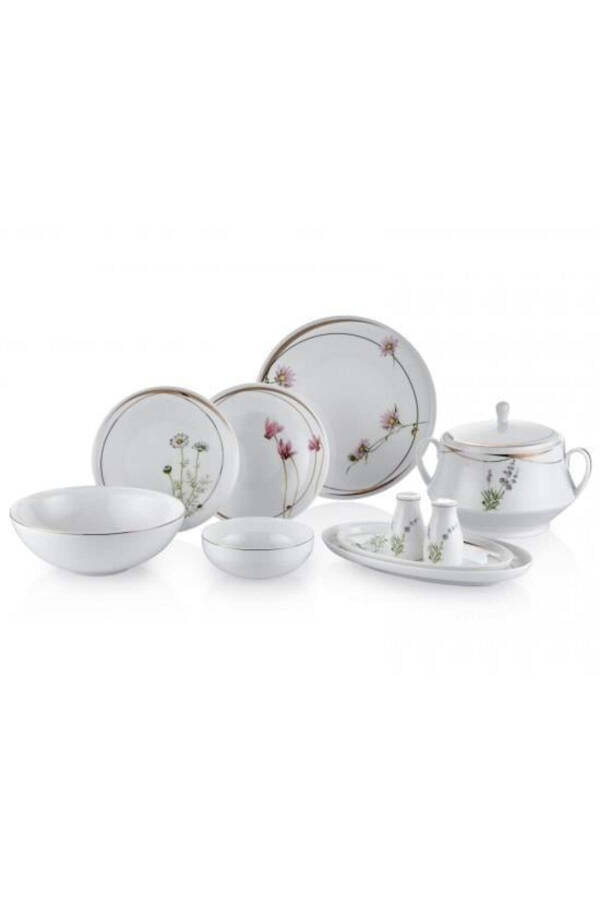 Bolivia Begonia 60 Piece 12 Person Bone China Dinner Set - 2