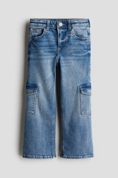 Bootcut Cargo Jeans - 1