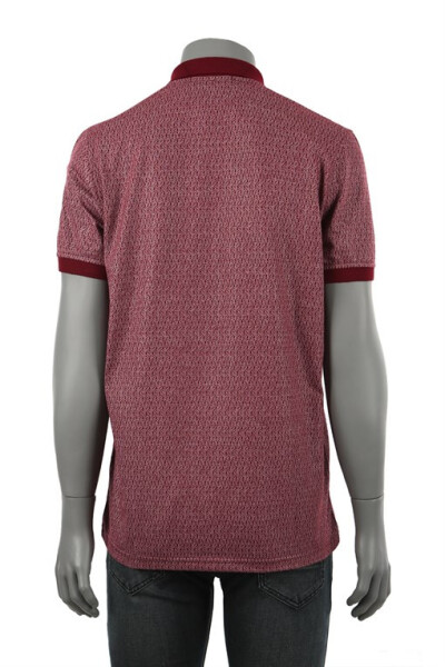 Bordo Klasik Kalıp Polo Yaka Erkek T-Shirt - 3