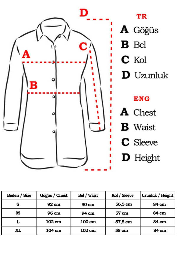 Bordo Tunik Gömlek - 7