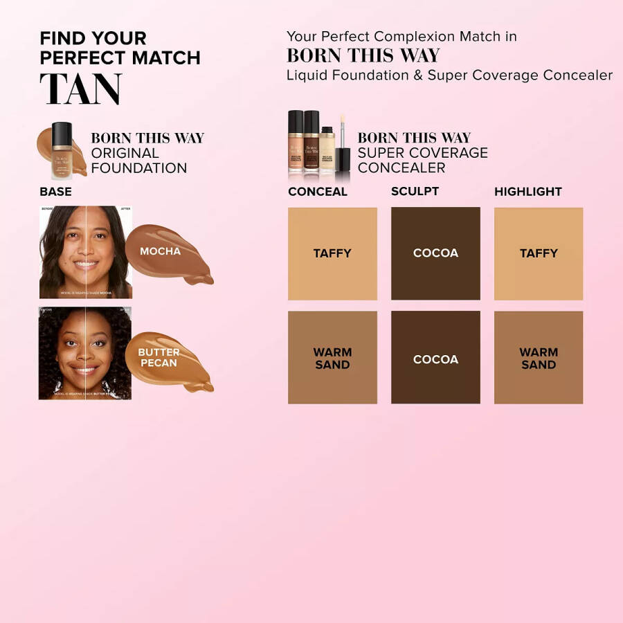 Born This Way Super Coverage Multi-Use Sculpting Concealer Almond - 11