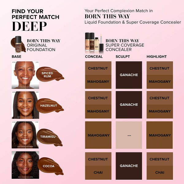 Born This Way Super Coverage Multi-Use Sculpting Concealer Cream Puff - 13