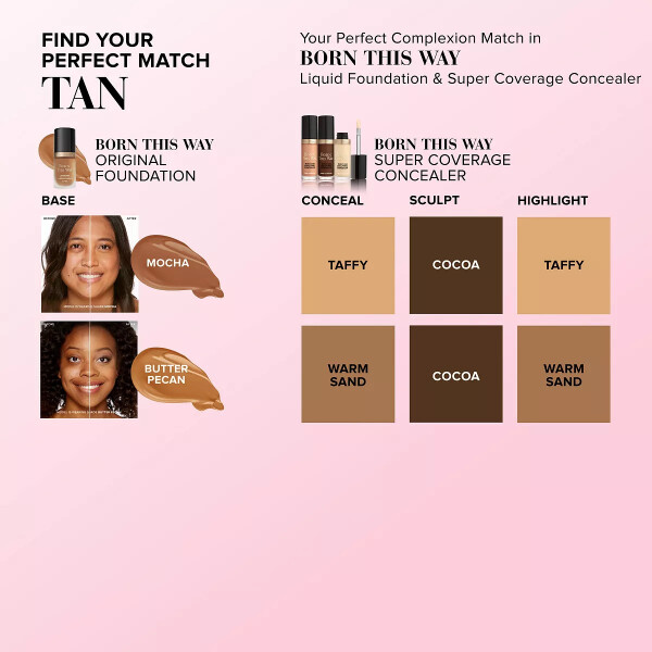 Born This Way Super Coverage Multi-Use Sculpting Concealer Latte - 11