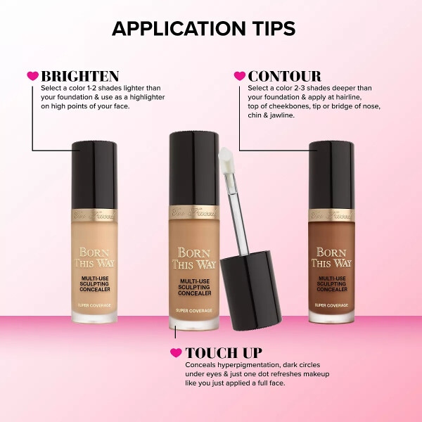 Born This Way Super Coverage Multi-Use Sculpting Concealer Mocha - 15