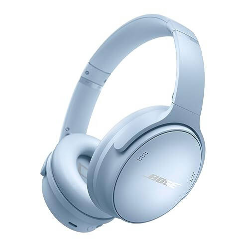 Bose QuietComfort Bluetooth Headphones, Wireless Headphones, Over Ear Noise Cancelling Headphones with Mic, Up To 24 Hours of Battery Life, Moonstone Blue - Limited Edition Color - 1