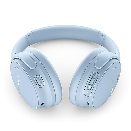 Bose QuietComfort Bluetooth Headphones, Wireless Headphones, Over Ear Noise Cancelling Headphones with Mic, Up To 24 Hours of Battery Life, Moonstone Blue - Limited Edition Color - 4