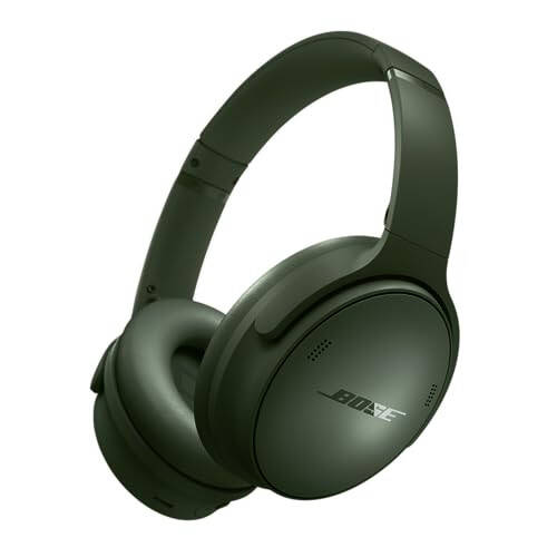 Bose QuietComfort Bluetooth Quloqchinlari, Simsiz Quloqchinlar, Mikrofonli Shovqinni Bezovta Qilmaydigan Quloq Usti Quloqchinlar, 24 Soatgacha Batareya Muddati, Kiparis Yashil - Cheklangan Nashr Rangi - 1